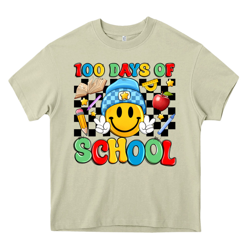 100 Days Of School Heavy Core Tee by Artiststas | Teevron