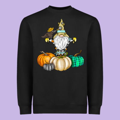 Happy Fall Heavyweight Sweatshirt Designed By Cowhidedigitalart