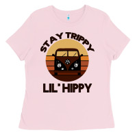 Bubblegum Pink Stay Trippy Lil Hippy Ladies Tee - Bettercallsaul