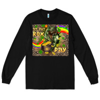 Black St. Pat Rex Day Long Sleeve Tee - CowGirlArtShop