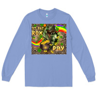 Colony Blue St. Pat Rex Day Long Sleeve Tee - CowGirlArtShop