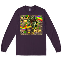 Plum St. Pat Rex Day Long Sleeve Tee - CowGirlArtShop