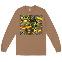Toasted Coconut St. Pat Rex Day Long Sleeve Tee - CowGirlArtShop