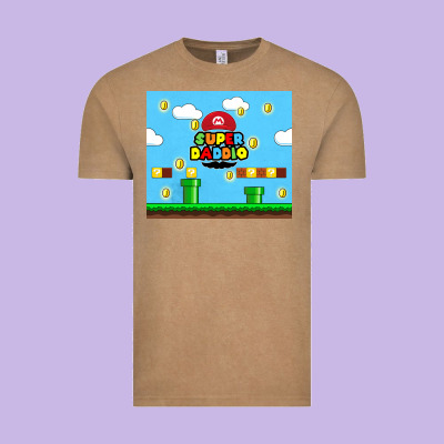 Super Daddio Vintage Tee Designed By Tumblerdesignbyshophia