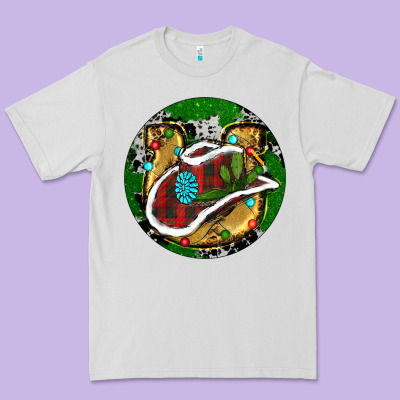 Cowboy Christmas Premium Tee Designed By Ranaportraitstore