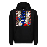 Black usa balloons seamless pattern Premium Hoodie - BundleAndBundleShop