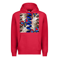 Cardinal usa balloons seamless pattern Premium Hoodie - BundleAndBundleShop