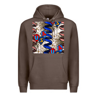 Coffee usa balloons seamless pattern Premium Hoodie - BundleAndBundleShop