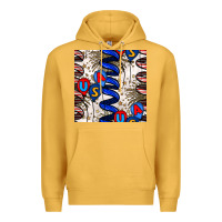 Mustard usa balloons seamless pattern Premium Hoodie - BundleAndBundleShop