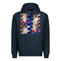Navy usa balloons seamless pattern Premium Hoodie - BundleAndBundleShop