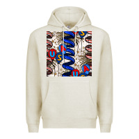 Oatmeal Heather usa balloons seamless pattern Premium Hoodie - BundleAndBundleShop