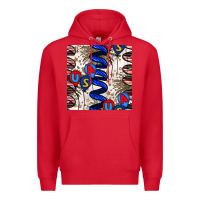 Red usa balloons seamless pattern Premium Hoodie - BundleAndBundleShop