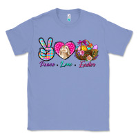 Colony Blue Peace love Easter Classic Tee - NancyCooperArtShop