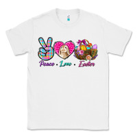 White Peace love Easter Classic Tee - NancyCooperArtShop
