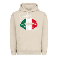 Pigment French Oak GGT Travel Souvenir Style SINALOA MX Flag Lips Urban Hoodie - trangStudio