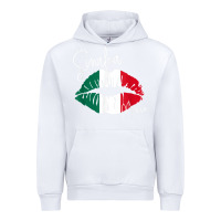 White GGT Travel Souvenir Style SINALOA MX Flag Lips Urban Hoodie - trangStudio