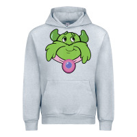 Heather Grey Candy Land Halloween Plumpy Big Face Urban Hoodie - trangStudio