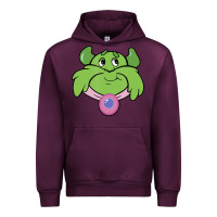 Mauve Wine Candy Land Halloween Plumpy Big Face Urban Hoodie - trangStudio