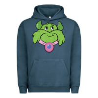 Pigment Midnight Navy Candy Land Halloween Plumpy Big Face Urban Hoodie - trangStudio