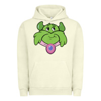 Pigment Pistachio Candy Land Halloween Plumpy Big Face Urban Hoodie - trangStudio