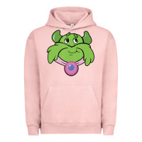 Pigment Salmon Candy Land Halloween Plumpy Big Face Urban Hoodie - trangStudio