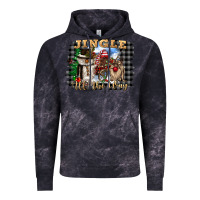 Cloud Black jingle all the way Vintage Hoodie - CowGirlArtShop