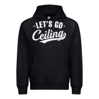 Black Lets Go Ceiling Fan Halloween Urban Hoodie - trangStudio