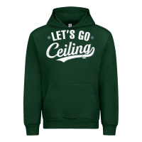 Forest Green Lets Go Ceiling Fan Halloween Urban Hoodie - trangStudio