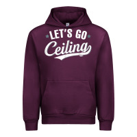 Mauve Wine Lets Go Ceiling Fan Halloween Urban Hoodie - trangStudio