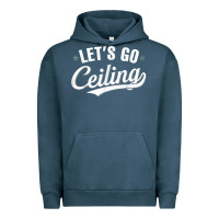 Pigment Midnight Navy Lets Go Ceiling Fan Halloween Urban Hoodie - trangStudio