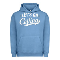 Pigment Pebble Blue Lets Go Ceiling Fan Halloween Urban Hoodie - trangStudio