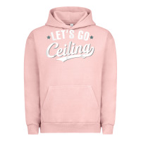 Pigment Salmon Lets Go Ceiling Fan Halloween Urban Hoodie - trangStudio