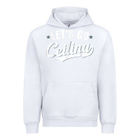 White Lets Go Ceiling Fan Halloween Urban Hoodie - trangStudio
