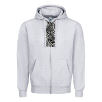 Heather Grey Zebra Zipper Hoodie - LillyAllenDesigns