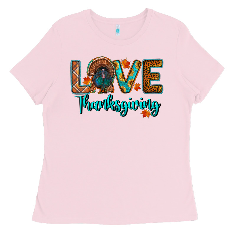 Love Thanksgiving Turkey Ladies Tee by RanaPortraitStore | Teevron