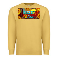 Antique Gold desert vibes license plate Premium Sweatshirt - Artiststas
