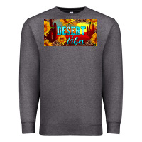 Charcoal Heather desert vibes license plate Premium Sweatshirt - Artiststas