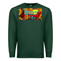 Sports Green desert vibes license plate Premium Sweatshirt - Artiststas