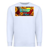 White desert vibes license plate Premium Sweatshirt - Artiststas