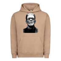 Pigment Burro Classic Halloween Monster Horror Movie Frankenstein Monster Urban Hoodie - trangStudio