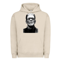 Pigment French Oak Classic Halloween Monster Horror Movie Frankenstein Monster Urban Hoodie - trangStudio