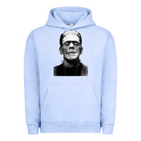 Pigment Grape Ice Classic Halloween Monster Horror Movie Frankenstein Monster Urban Hoodie - trangStudio