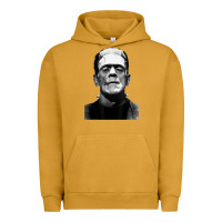 Pigment Peanut Butter Classic Halloween Monster Horror Movie Frankenstein Monster Urban Hoodie - trangStudio