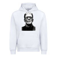 White Classic Halloween Monster Horror Movie Frankenstein Monster Urban Hoodie - trangStudio