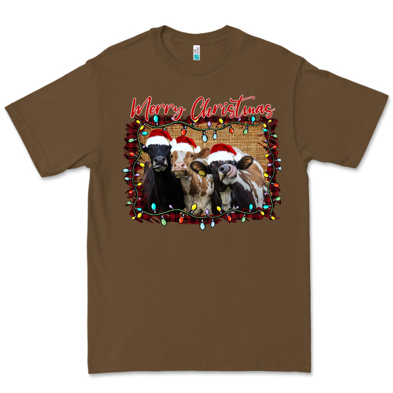 Merry Christmas Cows Premium Tee by Bettercallsaul | Teevron