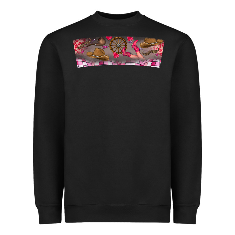 Howdy Valentine Heavyweight Sweatshirt by CowhideDigitalArt | Teevron