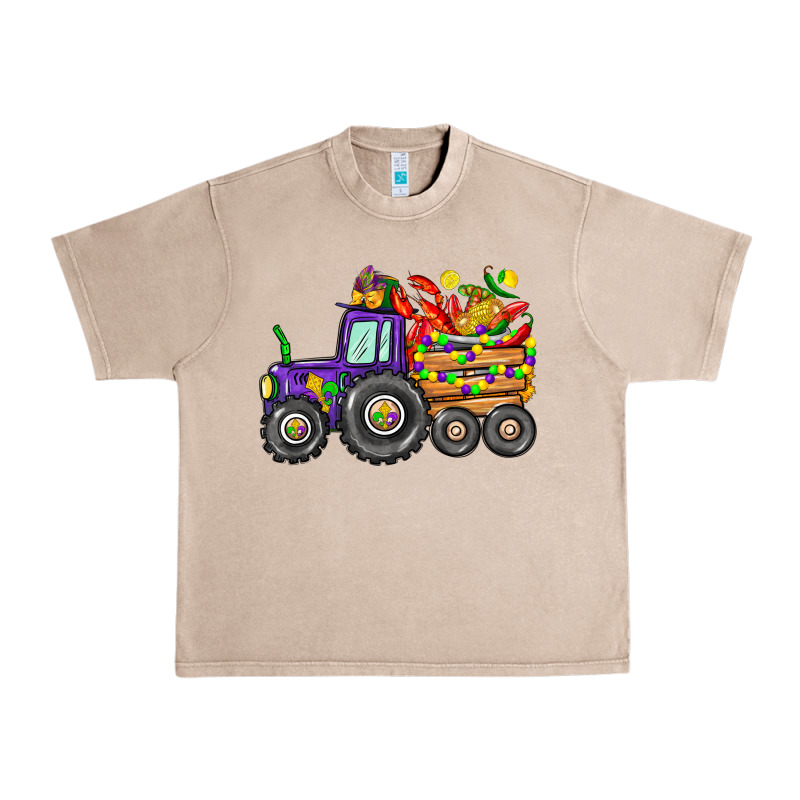 Mardi Gras Tractor Urban Heavy Tee by CowGirlArtShop | Teevron