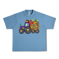 Pebble Blue mardi gras tractor Urban Heavy Tee - CowGirlArtShop