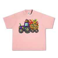 Salmon mardi gras tractor Urban Heavy Tee - CowGirlArtShop