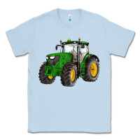 Dusty Blue western farm tractor Classic Tee - Artiststas